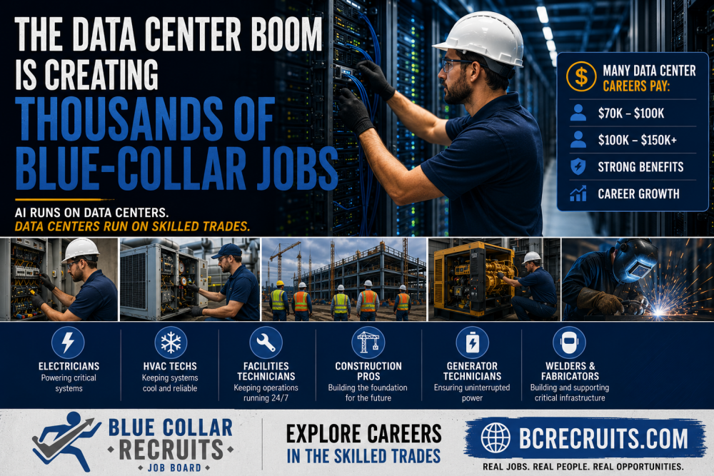 The Data Center Boom Is Creating Thousands of Blue Collar Jobs