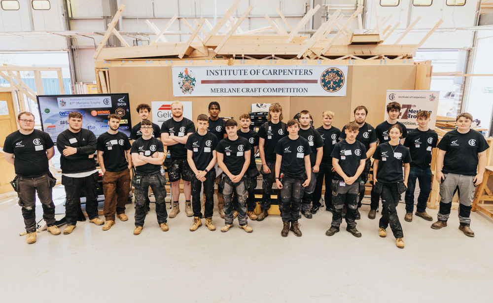 Student success at professional carpentry competition