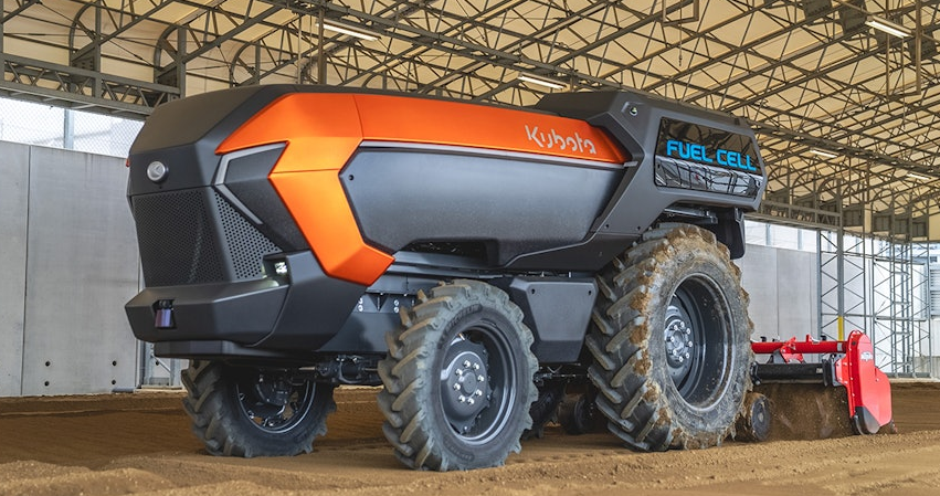 Kubota Claims World’s First Hydrogen Fuel Cell, Self-Driving Tractor