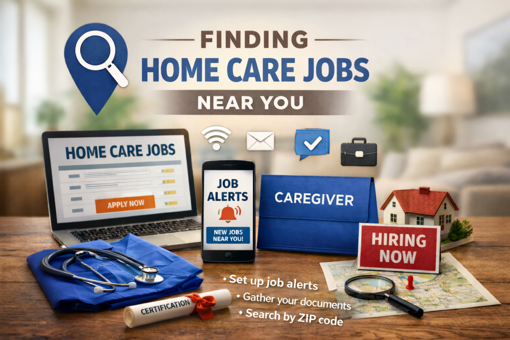 How to Find Home Care Jobs Near You