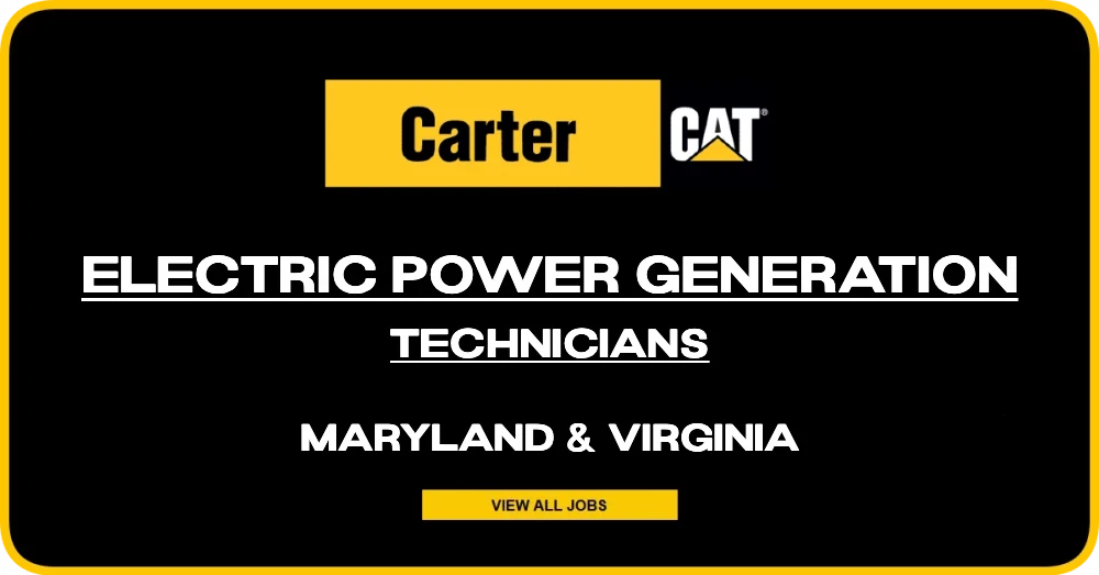 Electric Power Generation (EPG) Technician Openings @ Carter Machinery