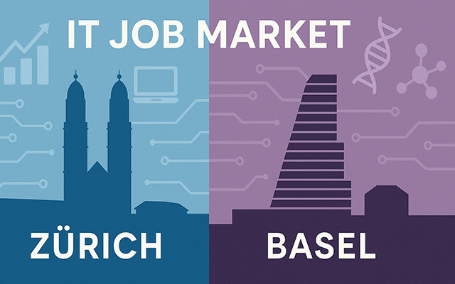IT-Stellenmarkt Schweiz: Zürich vs. Basel im grossen Vergleich