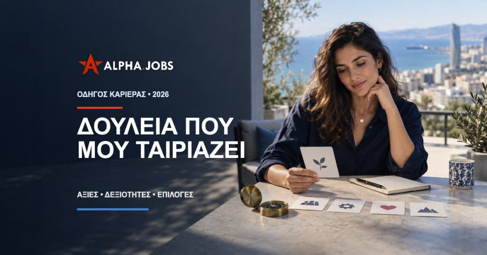 Πώς να βρω δουλειά που μου ταιριάζει: Ο πλήρης οδηγός καριέρας για το 2026