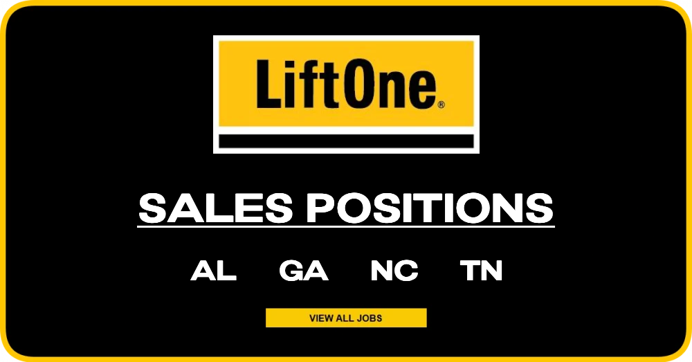 Sales Positions @ LiftOne in AL, GA, NC & TN