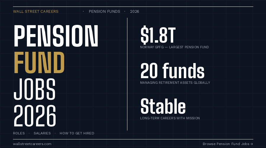 Pension Fund Jobs 2026: Roles, Salaries & How to Get Hired