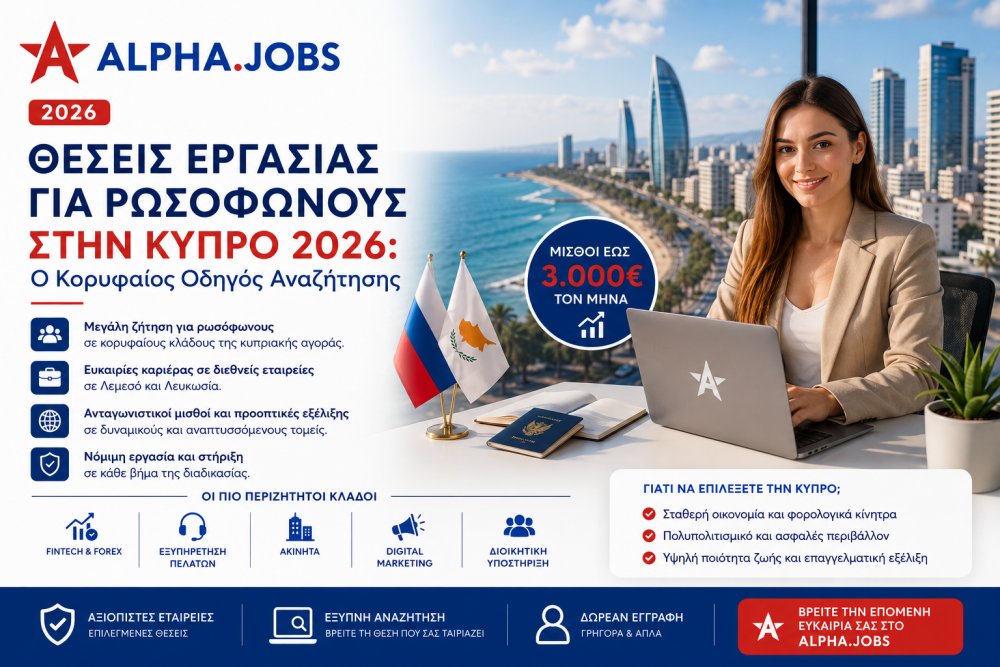 Θέσεις Εργασίας για Ρωσόφωνους στην Κύπρο 2026: Ο Κορυφαίος Οδηγός Αναζήτησης