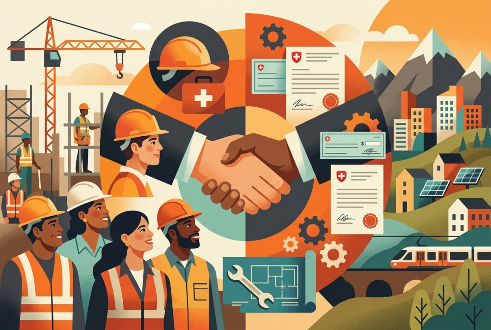 Unfall auf der Baustelle: SUVA, NBU und Lohnfortzahlung erklärt