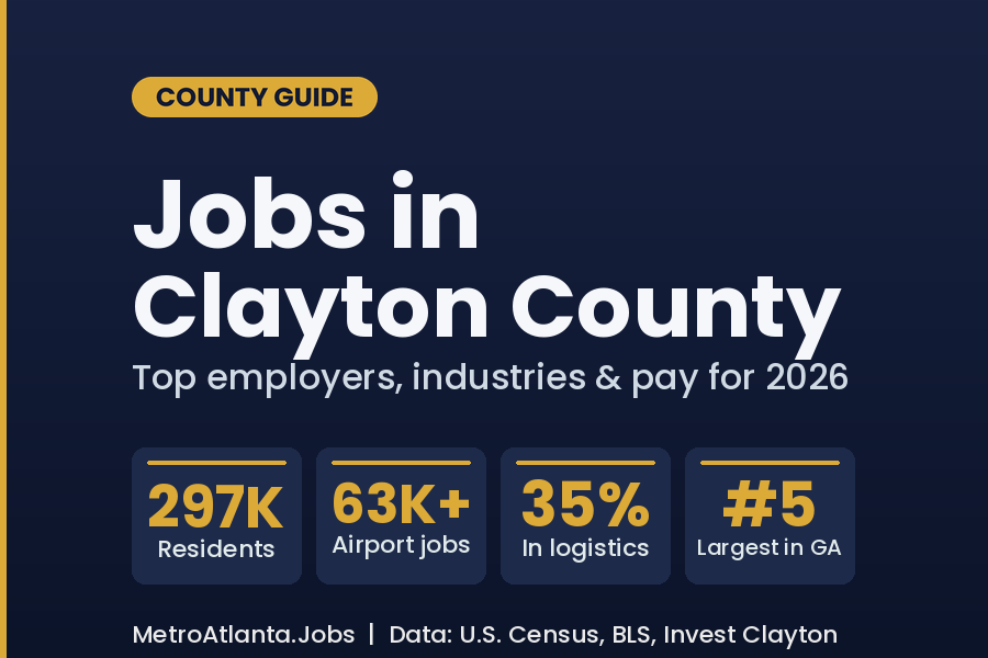 Jobs in Clayton County, Georgia: 2026 Hiring Guide