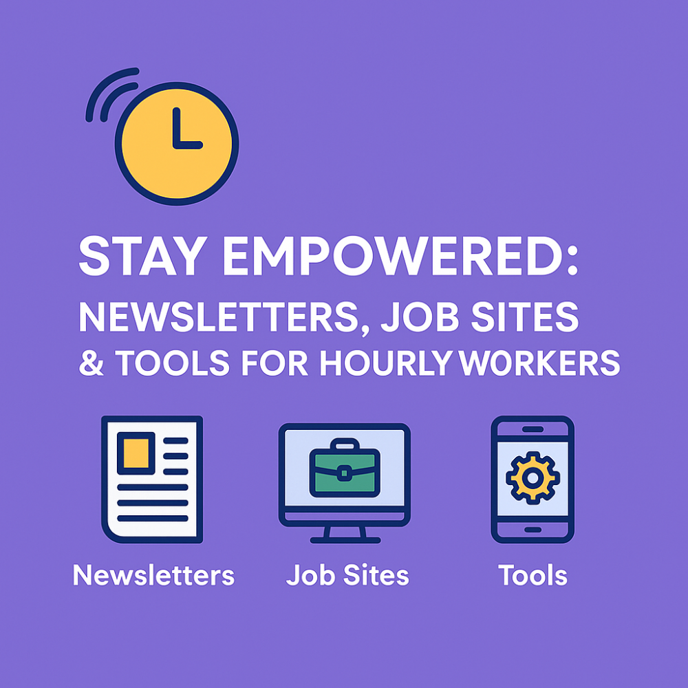 Stay Empowered: Best Newsletters, Websites & Tools for Hourly Workers