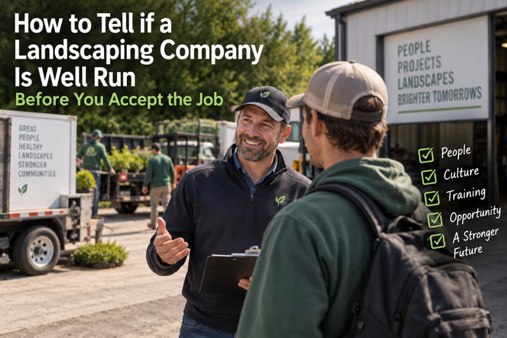 How to Tell if a Landscaping Company Is Well Run Before You Accept the Job