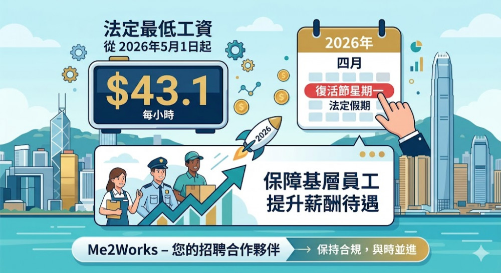 2026年最低工資同政策更新 – 你準備好未？