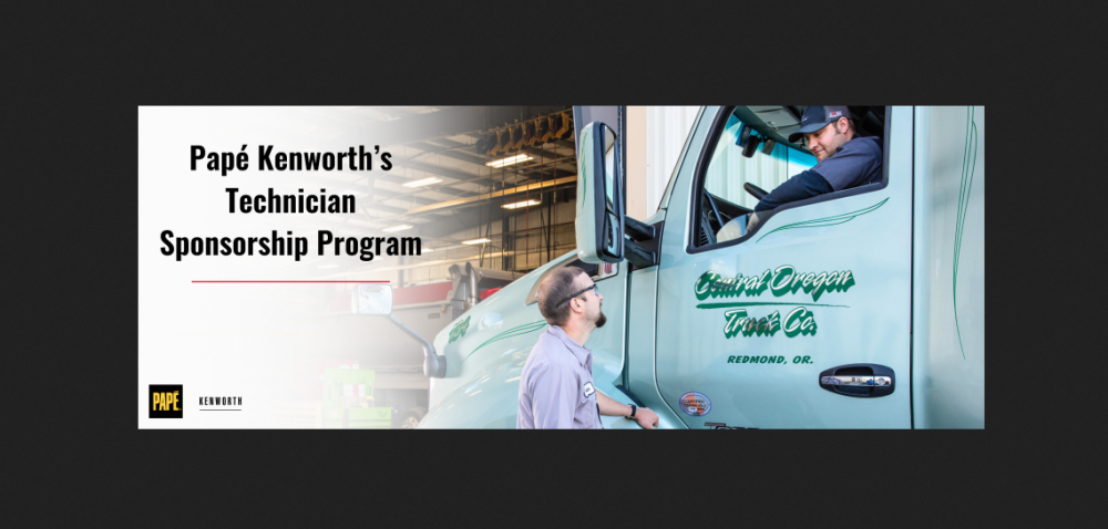 Papé Kenworth’s Technician Sponsorship Program: Investing in Tomorrow’s Technicians