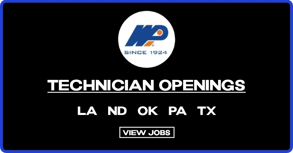 Technician Openings @ Waukesha-Pearce Industries in LA, ND, OK, PA & TX