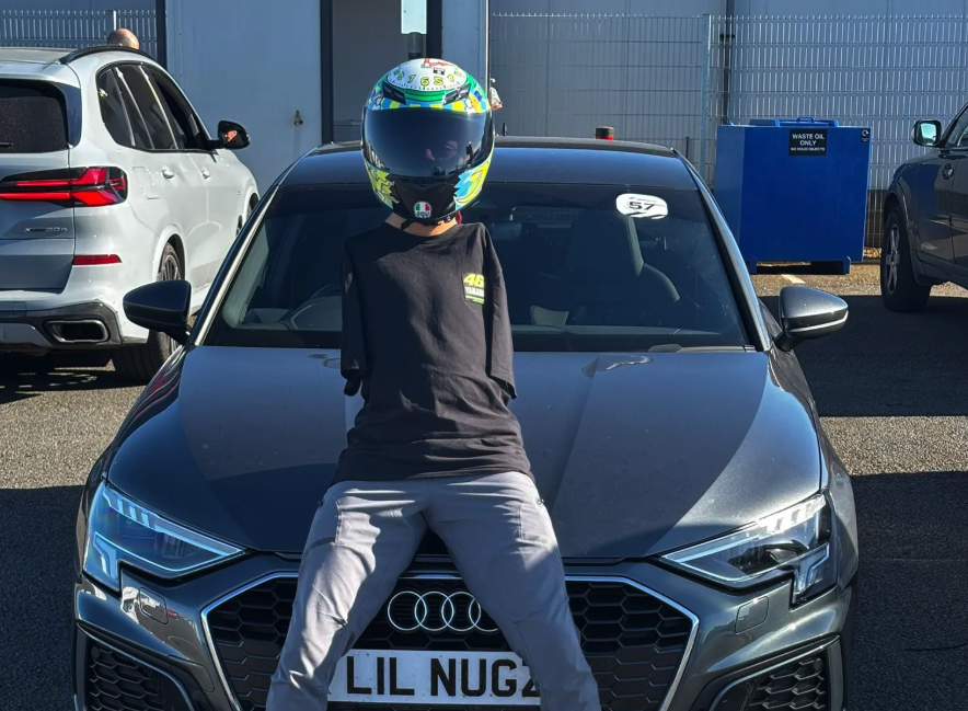 Driver born without arms races towards motorsport dream at 130mph