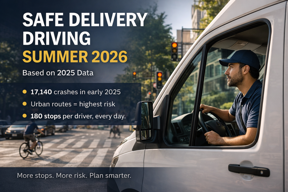 Safe Delivery Driving in Summer 2026: What Last Year Taught Us