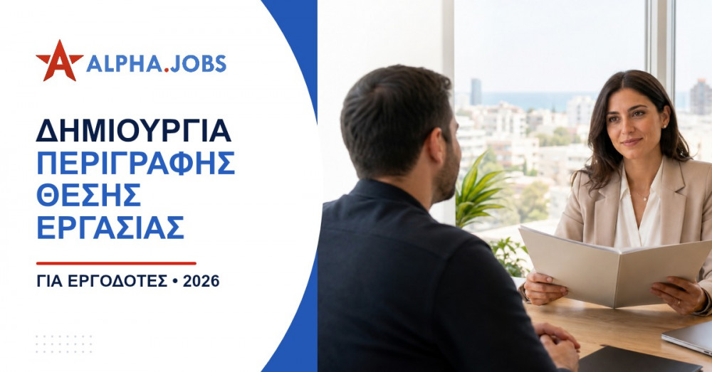 Δημιουργία περιγραφής θέσης εργασίας: Το απόλυτο πρότυπο και οδηγός για εργοδότες (2026)