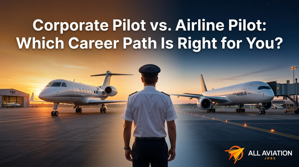Corporate Pilot vs. Airline Pilot: Which Career Path Is Right for You?
