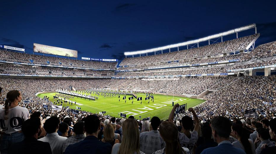 Crews Working to Renovate Penn State's Historic Football Stadium in Time for 2027 Season