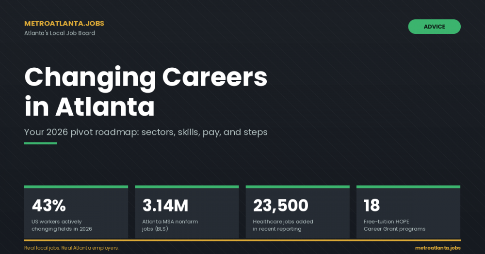 Changing Careers in Atlanta: 2026 Career Pivot Guide