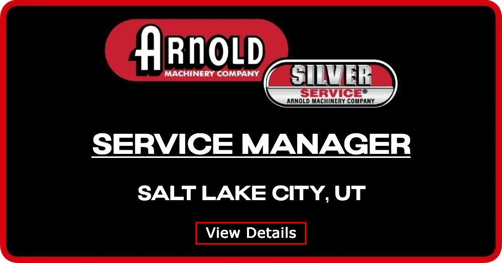 Service Manager @ Arnold Machinery in Salt Lake City, UT