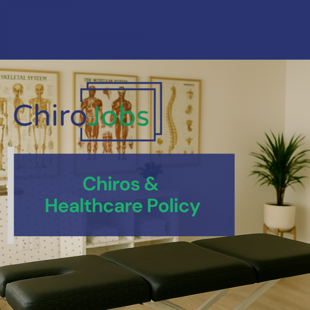 How Chiropractors Can Influence Healthcare Policy