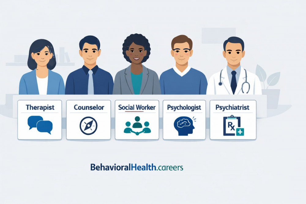 Therapist vs Counselor vs Social Worker vs Psychologist vs Psychiatrist: What’s the Difference?
