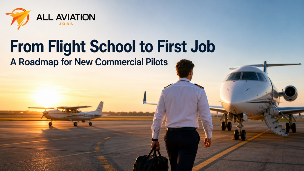 From Flight School to First Job: A Roadmap for New Commercial Pilots