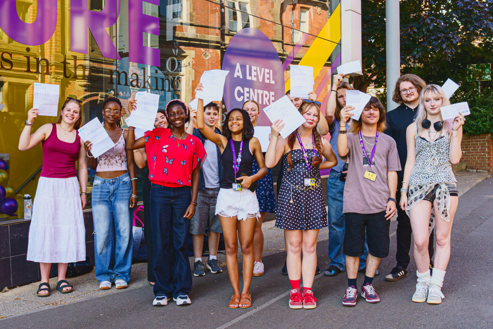 Hard work pays off for Nottingham College A level students