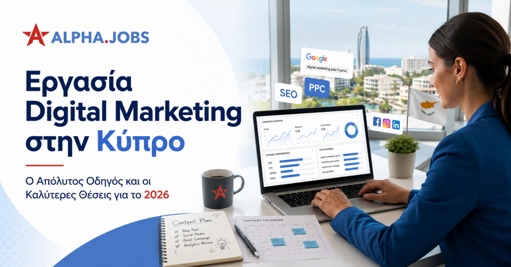 Εργασία Digital Marketing στην Κύπρο: Ο Απόλυτος Οδηγός και οι Καλύτερες Θέσεις για το 2026