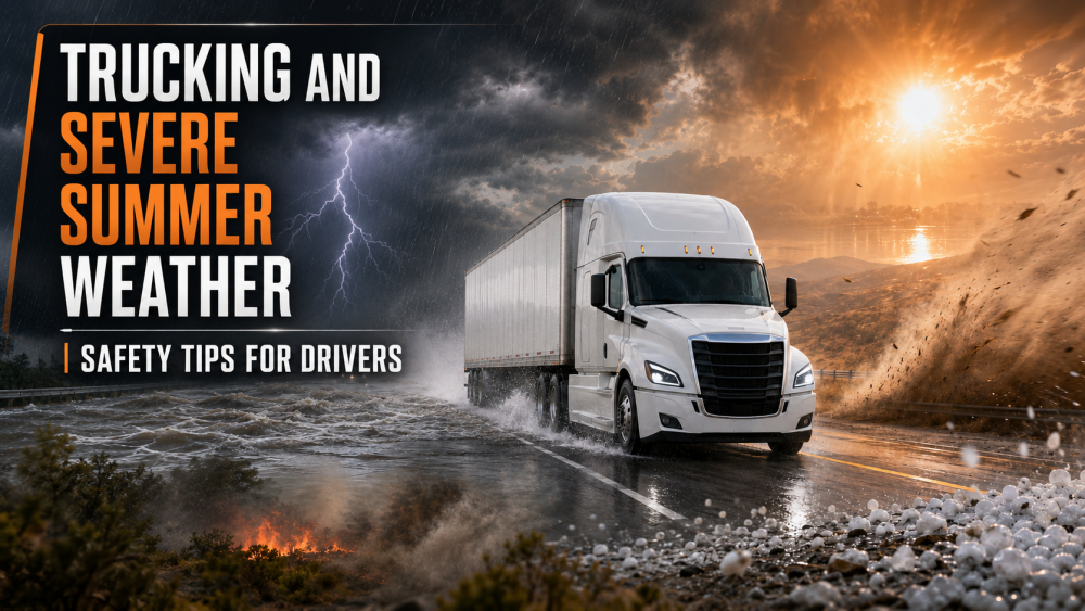 Trucking and Severe Summer Weather | Safety Tips for Drivers