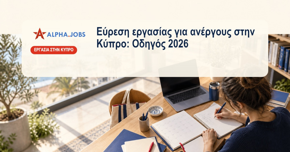 Εύρεση εργασίας για ανέργους στην Κύπρο: Οδηγός 2026