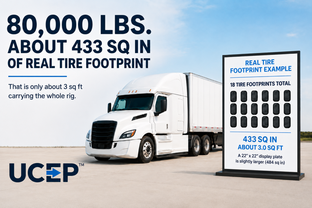 Truck Tire Safety for Drivers: PSI, Tread, Heat, and Contact Patch