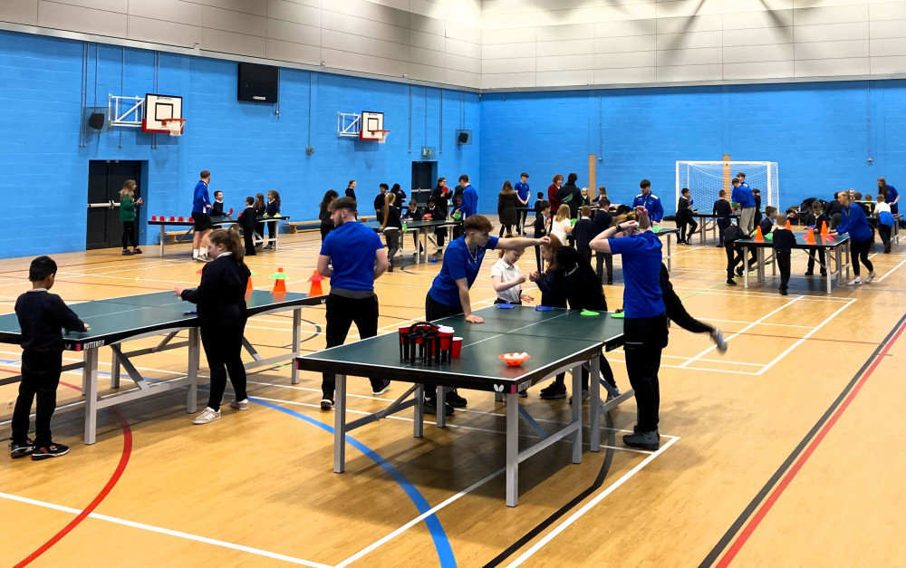 Table tennis boom as FE partnership inspires more than 1,500 across North Wales