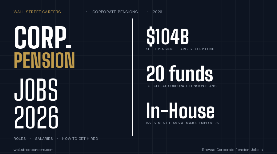 Corporate Pension Jobs 2026: Roles, Salaries & How to Get Hired