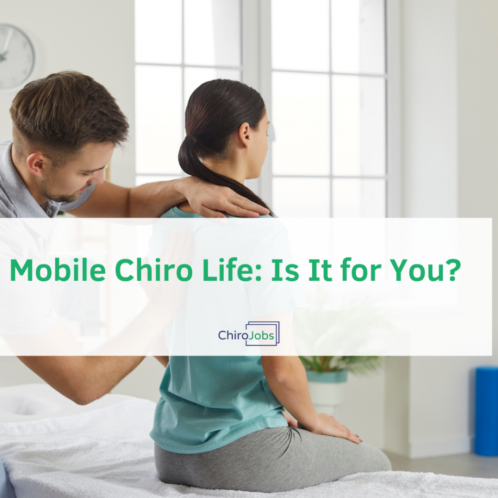Should You Work as a Mobile Chiropractor?