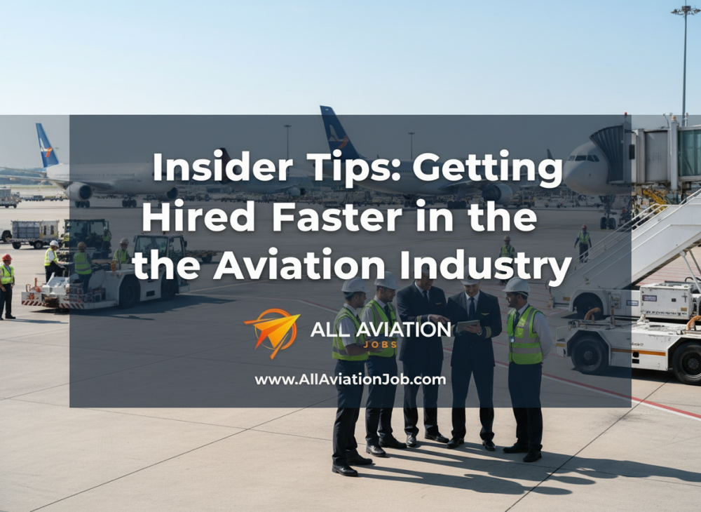 Insider Tips: Getting Hired Faster in the Aviation Industry