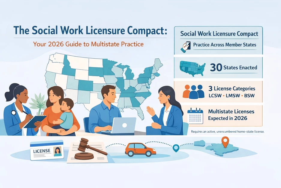 The Social Work Licensure Compact: Our 2026 Guide to Multistate Practice