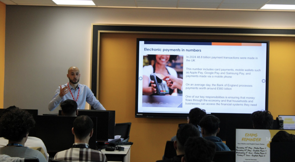 Bank of England Highlights Future Career Opportunities for Bradford College Students