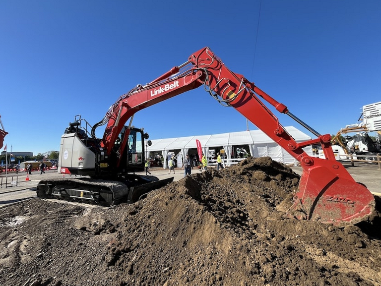 Link-Belt Unveils Smallest X4S Excavator with Improved Engine, Hydraulics
