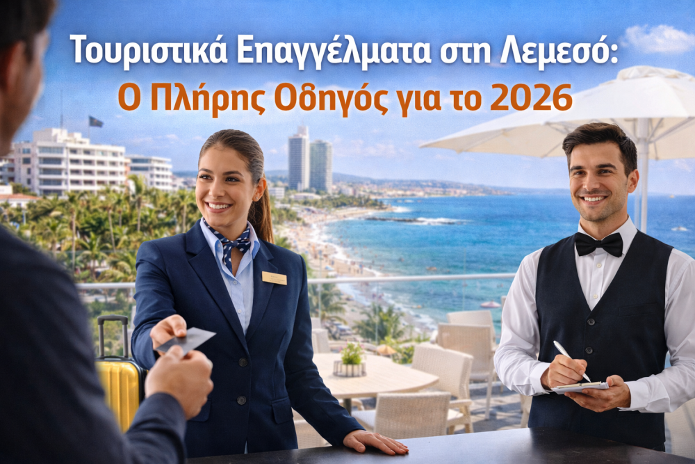 Τουριστικά Επαγγέλματα στη Λεμεσό: Ο Πλήρης Οδηγός για το 2026