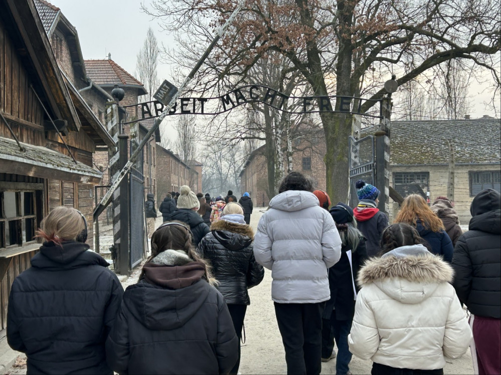 Media students visit Auschwitz on powerful educational trip