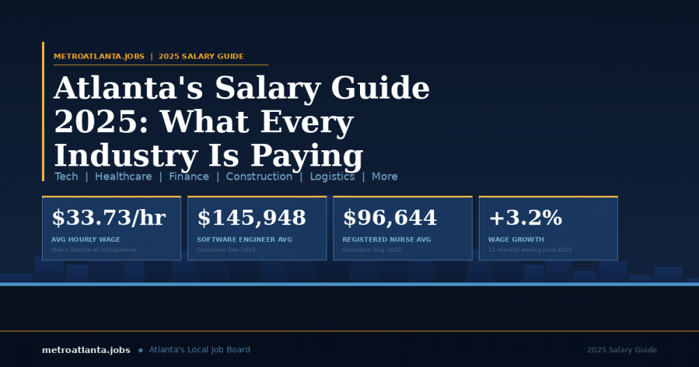 Atlanta's Salary Guide 2025: What Every Industry Is Paying Right Now