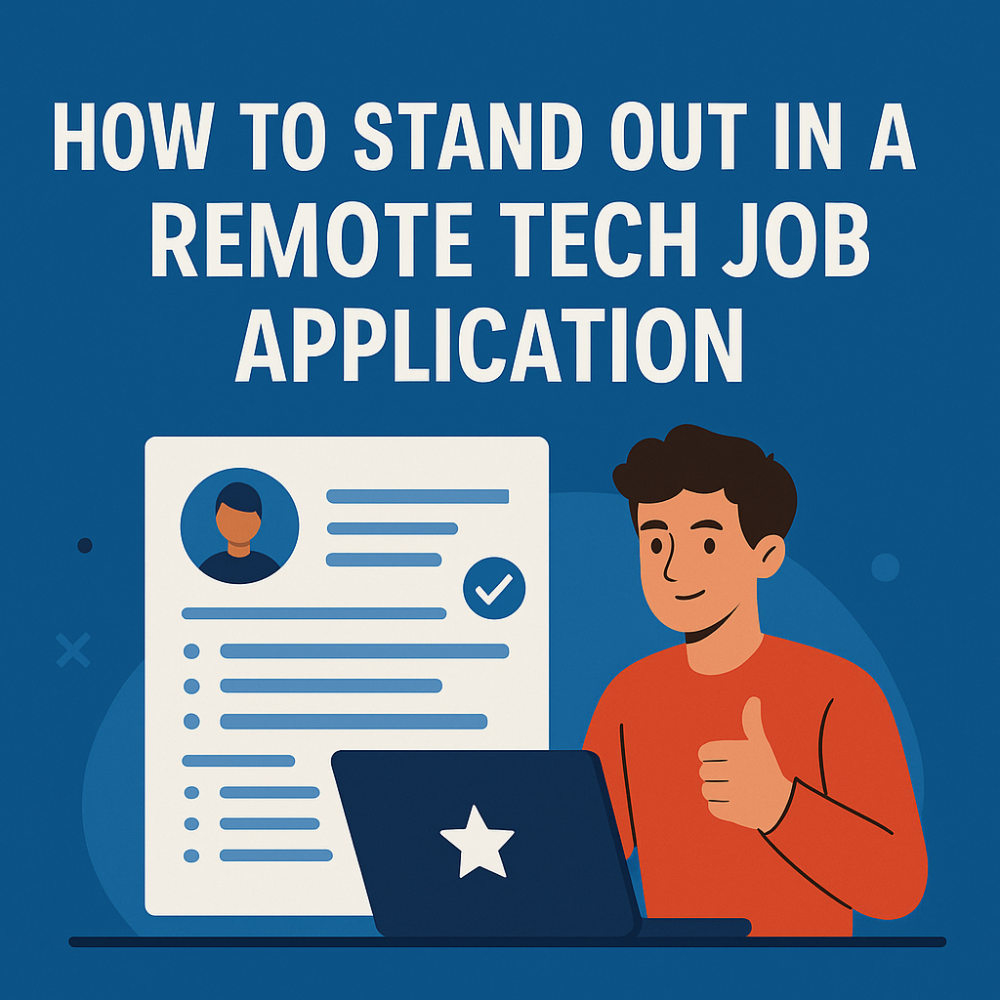 How to Stand Out in a Remote Tech Job Application