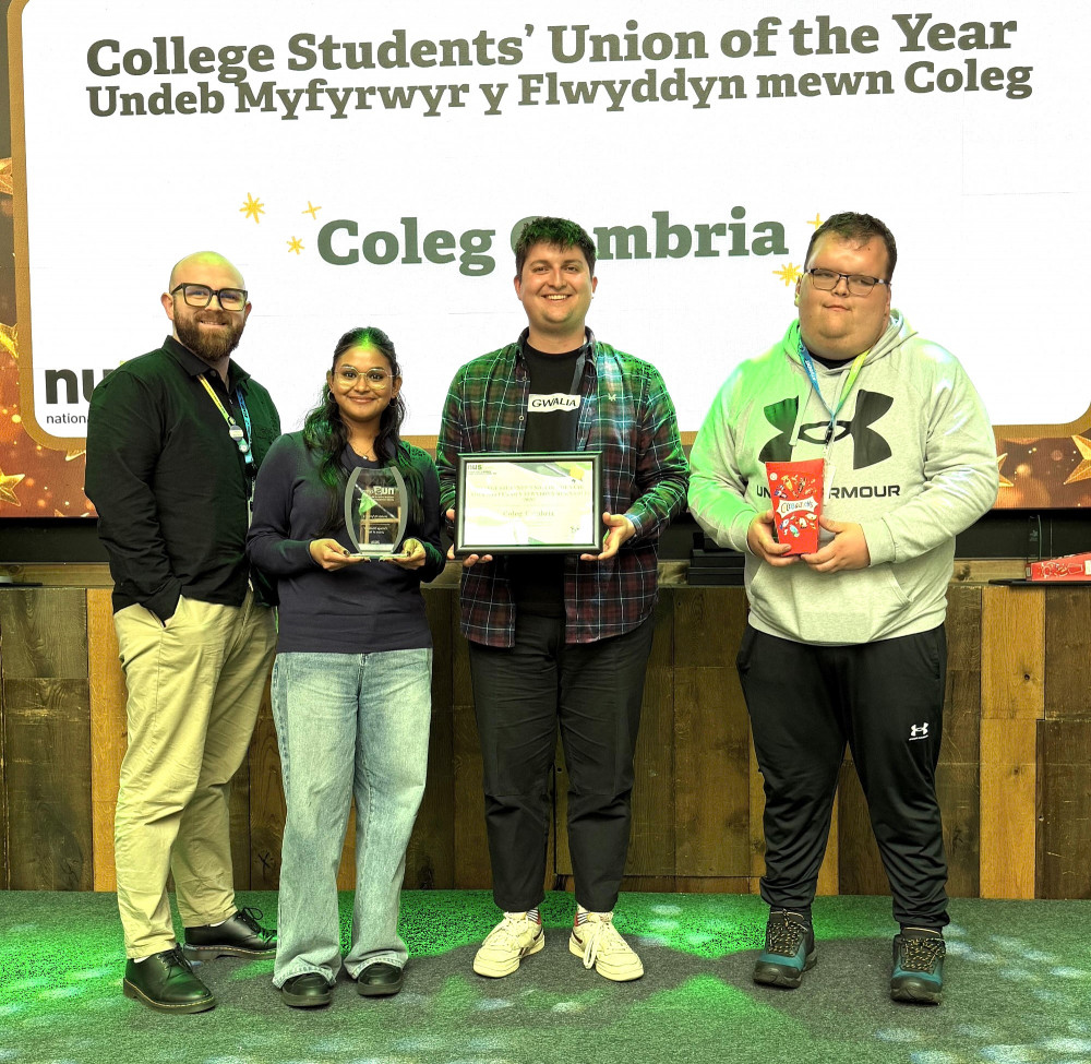 Students’ Union was named Further Education College Union of the Year