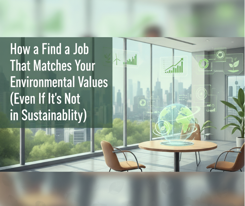 How to Find a Job That Matches Your Environmental Values (Even If It’s Not in Sustainability)