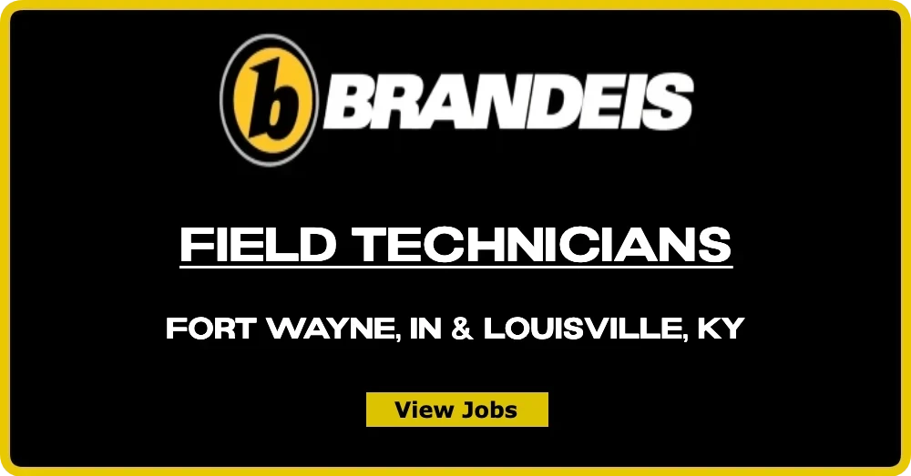 Field Technicians - Fort Wayne, IN & Louisville, KY @ Brandeis Machinery