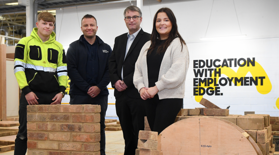 College partnership with Taylor Wimpey opens doors to construction careers