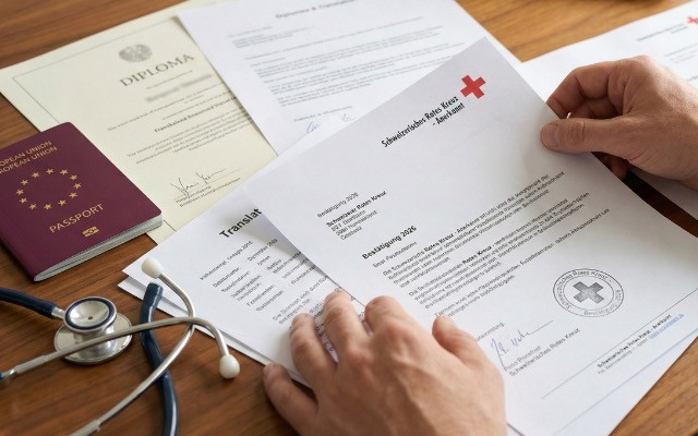 SRK-Anerkennung 2026: Kosten, Dauer und Ablauf für ausländisches Personal