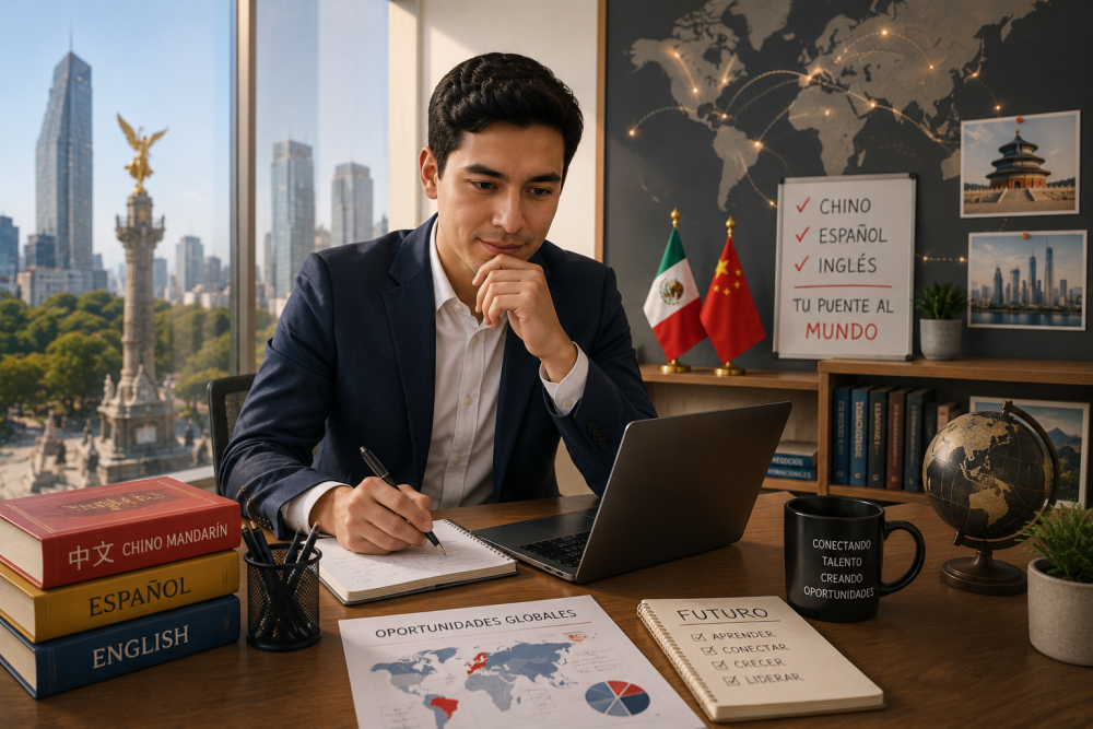 Los profesionales mexicanos que hablan chino, español e inglés están en alta demanda