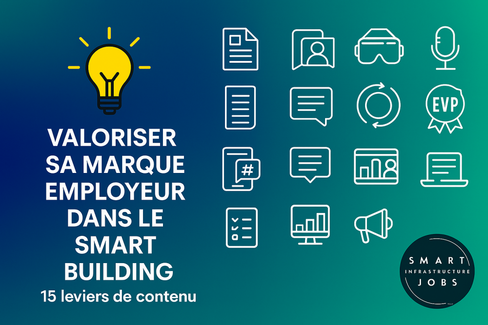 Valoriser sa marque employeur dans le smart building : 15 leviers de contenu pour attirer les meilleurs talents